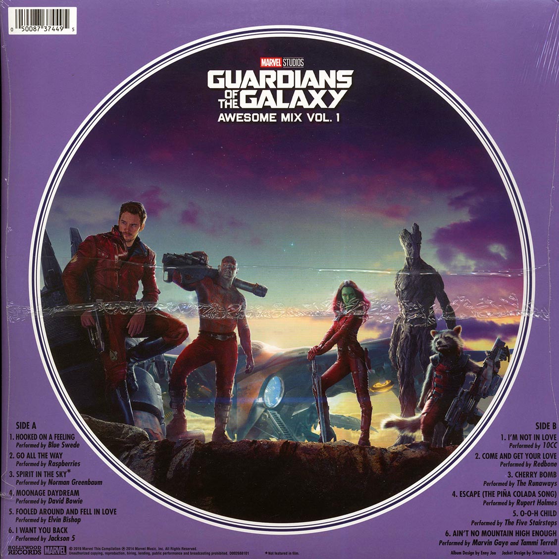 David Bowie, The Raspberries, The Runaways, Elvin Bishop, Blue Swede, Etc. - Guardians Of The Galaxy Awesome Mix Volume 1 (die-cut jacket) (picture disc)