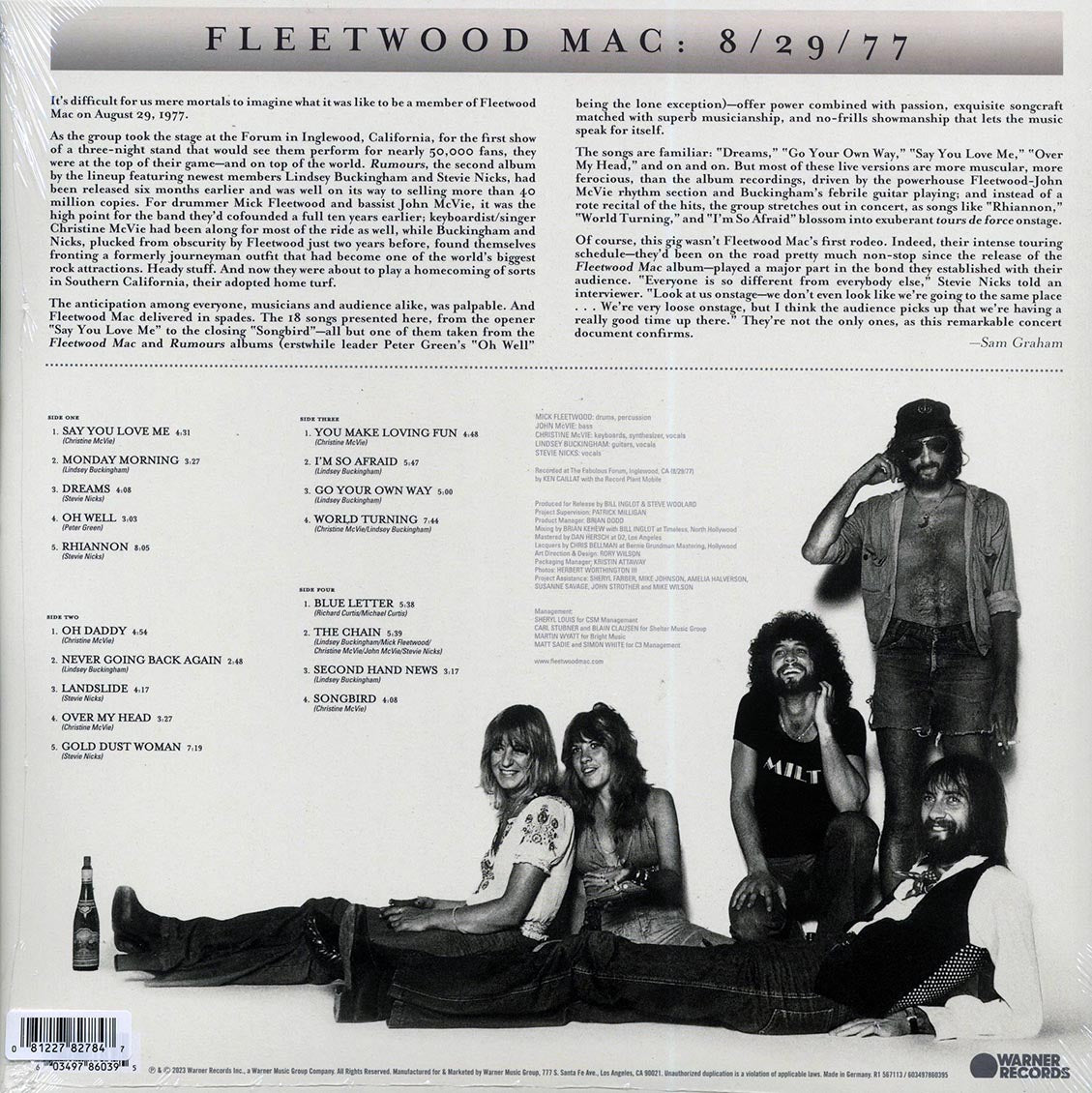 Fleetwood Mac - Rumours Live (2xLP) (clear vinyl)