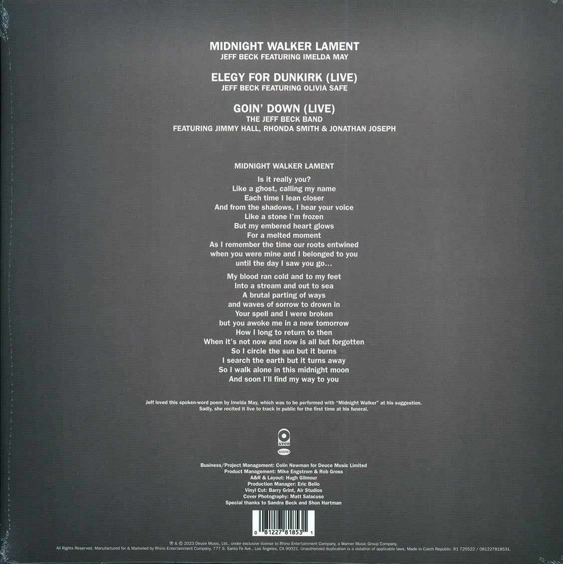 Jeff Beck - Tribute (RSD 2023)