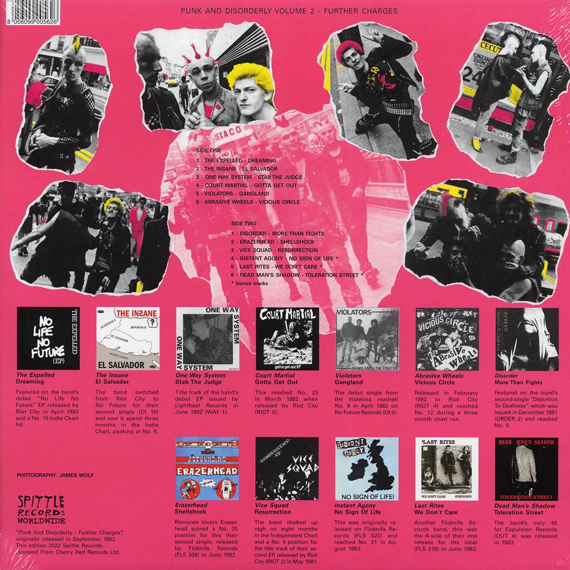 One Way System, Disorder, Violators, Etc. - Punk And Disorderly Volume 2: Further Charges (+3 bonus tracks)