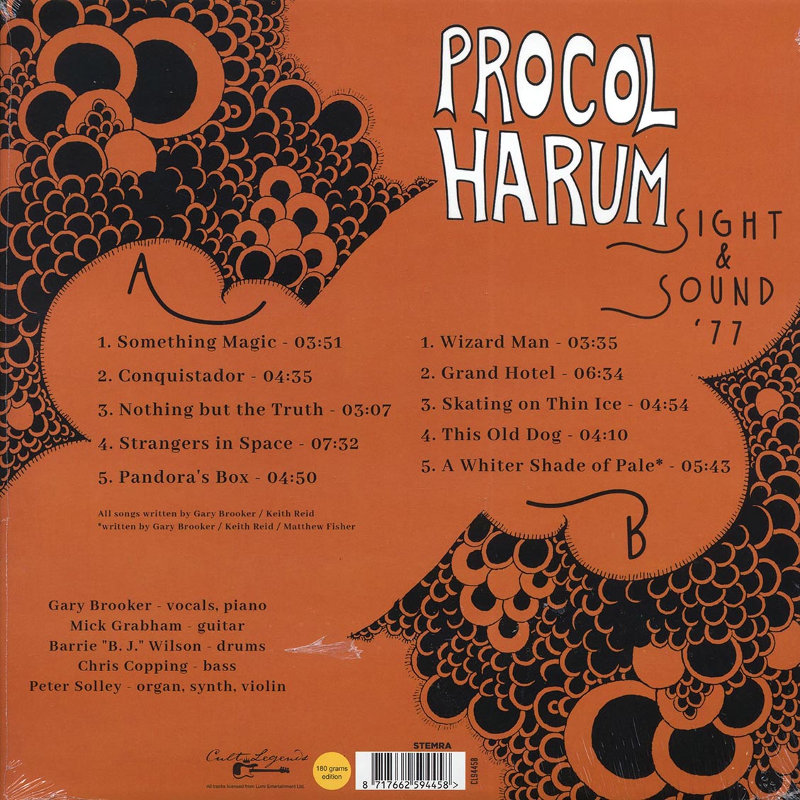 Procol Harum - Sight & Sound '77: BBC's Sight & Sound And Golders Green Hippodrome, London March 12, 1977