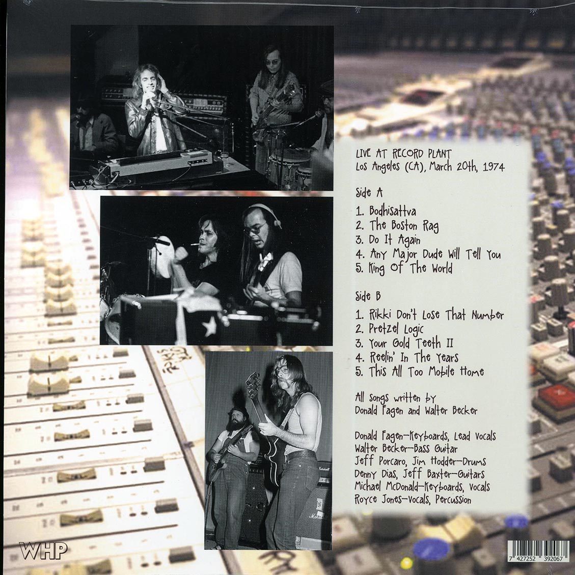 Steely Dan - Live At Record Plant, Los Angeles, March 20th, 1974