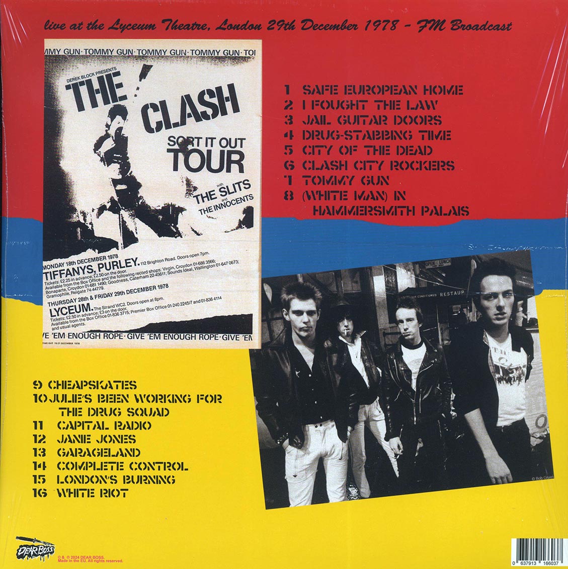 The Clash - Sort It Out: Live At The Lyceum Theatre, London 29th December 1978