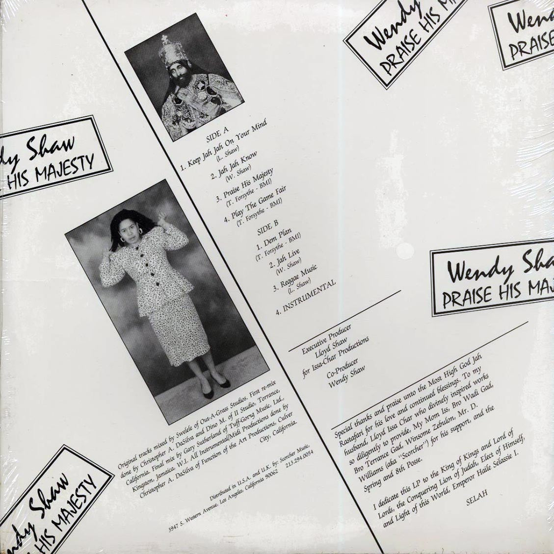 Wendy Shaw - Praise His Majesty (1989 FIRST PRESS) (US press) (orig. press)