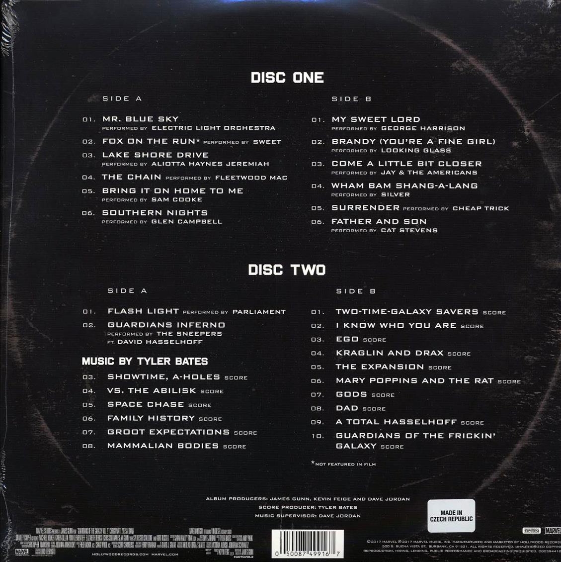 Electric Light Orchestra, Cheap Trick, Parliament, Fleetwood Mac, Etc. - Guardians Of The Galaxy Volume 2: Deluxe Edition (ltd. ed.) (2xLP) (orange vinyl)