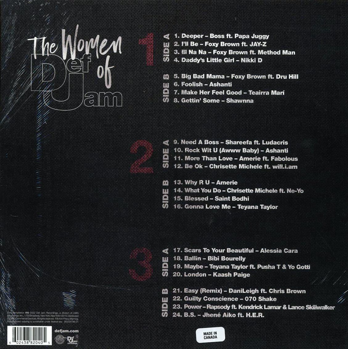 Ashanti, Foxy Brown, Nikki D, Chrisette Michele, Etc. - The Women Of Def Jam (3xLP) (box set)