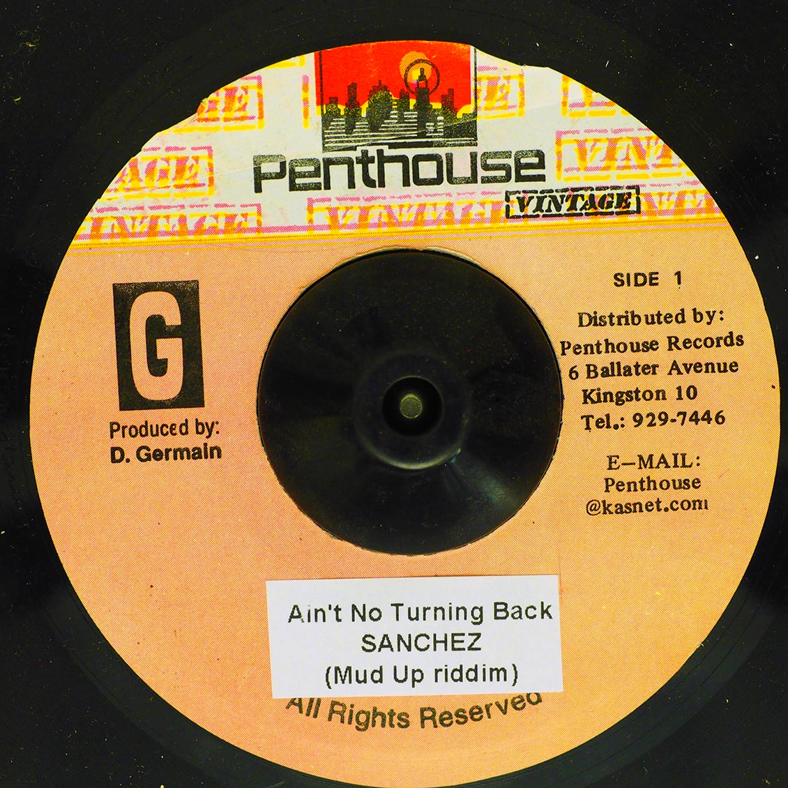 Sanchez - Ain't No Turning Back  /  Version (rhythm: "Mud Up AKA Chaka Demus - Workie Workie")