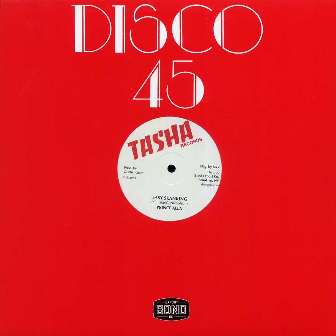 Prince Alla - Can't Fool I; Version  /  Prince Alla - Easy Skanking; Version
