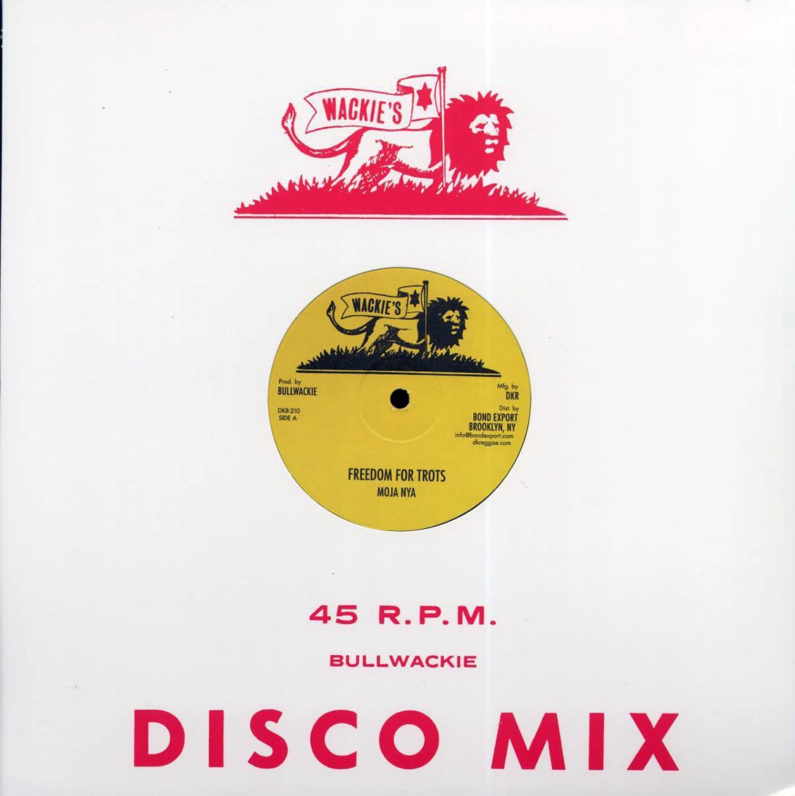 Mojo Nya - Freedom For Trots (Extended Mix)  /  Mojo Nya - Jah Guide (Extended Mix)