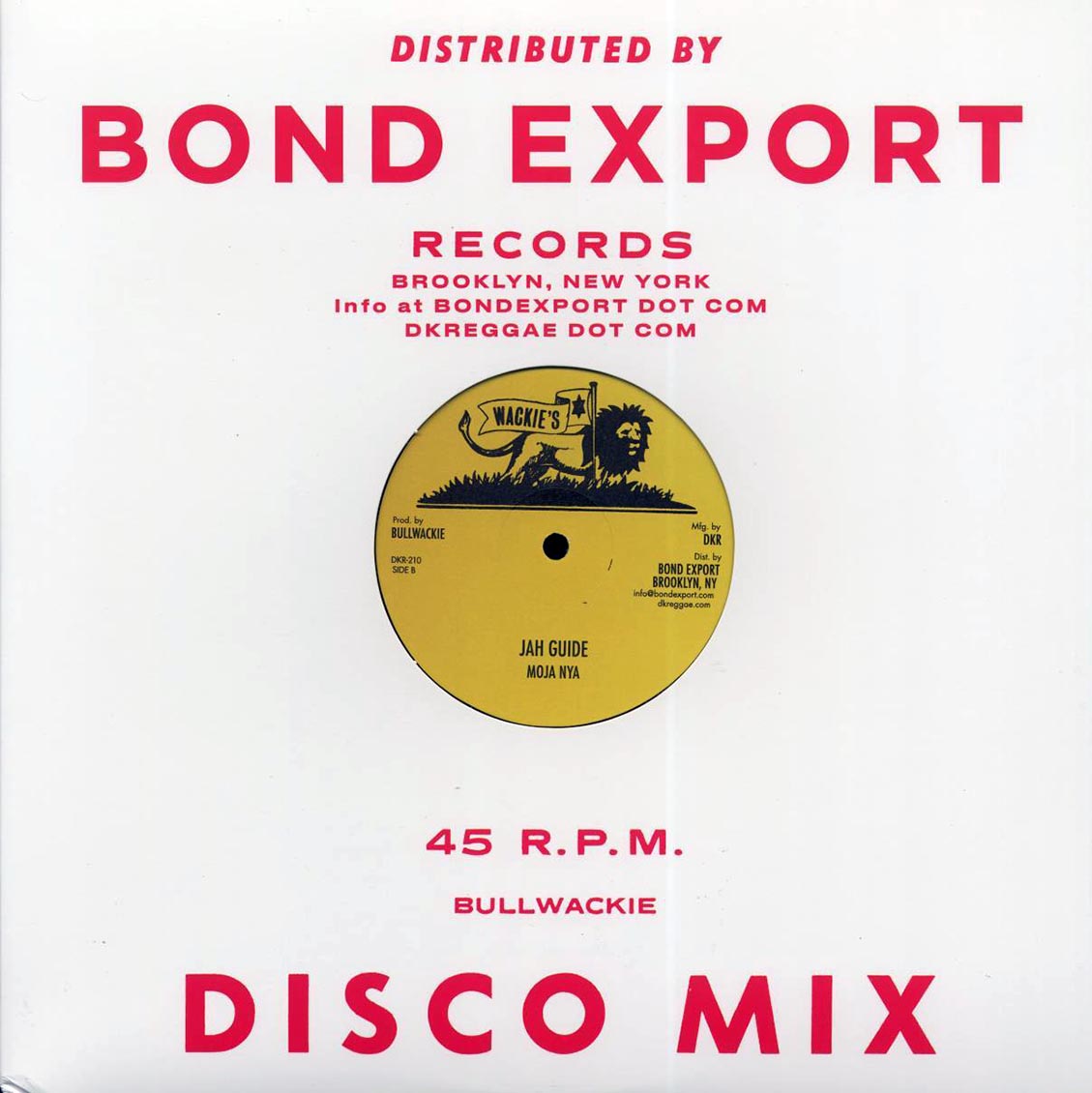 Mojo Nya - Freedom For Trots (Extended Mix)  /  Mojo Nya - Jah Guide (Extended Mix)