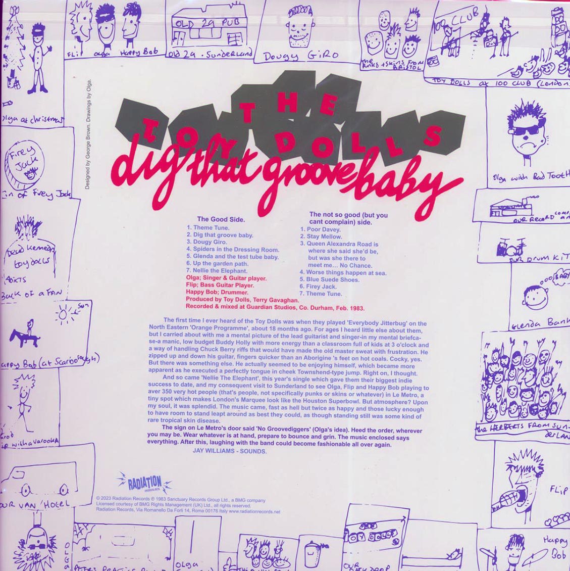 The Toy Dolls - Dig That Groove Baby (ltd. 500 copies made) (green vinyl)