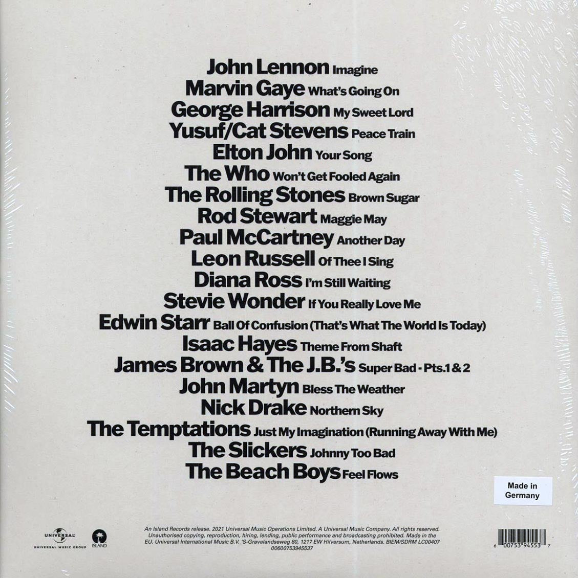 Nick Drake, The Rolling Stones, Rod Stewart, Isaac Hayes, Paul McCartney, Etc. - 1971: The Year That Music Changed Everything (2xLP)