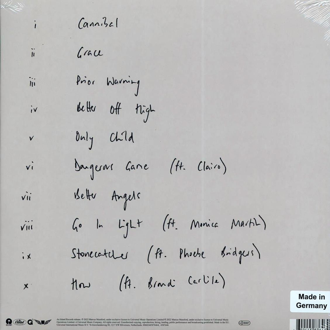 Marcus Mumford - Self-Titled (ltd. ed.) (180g) (deluxe edition) (red vinyl)