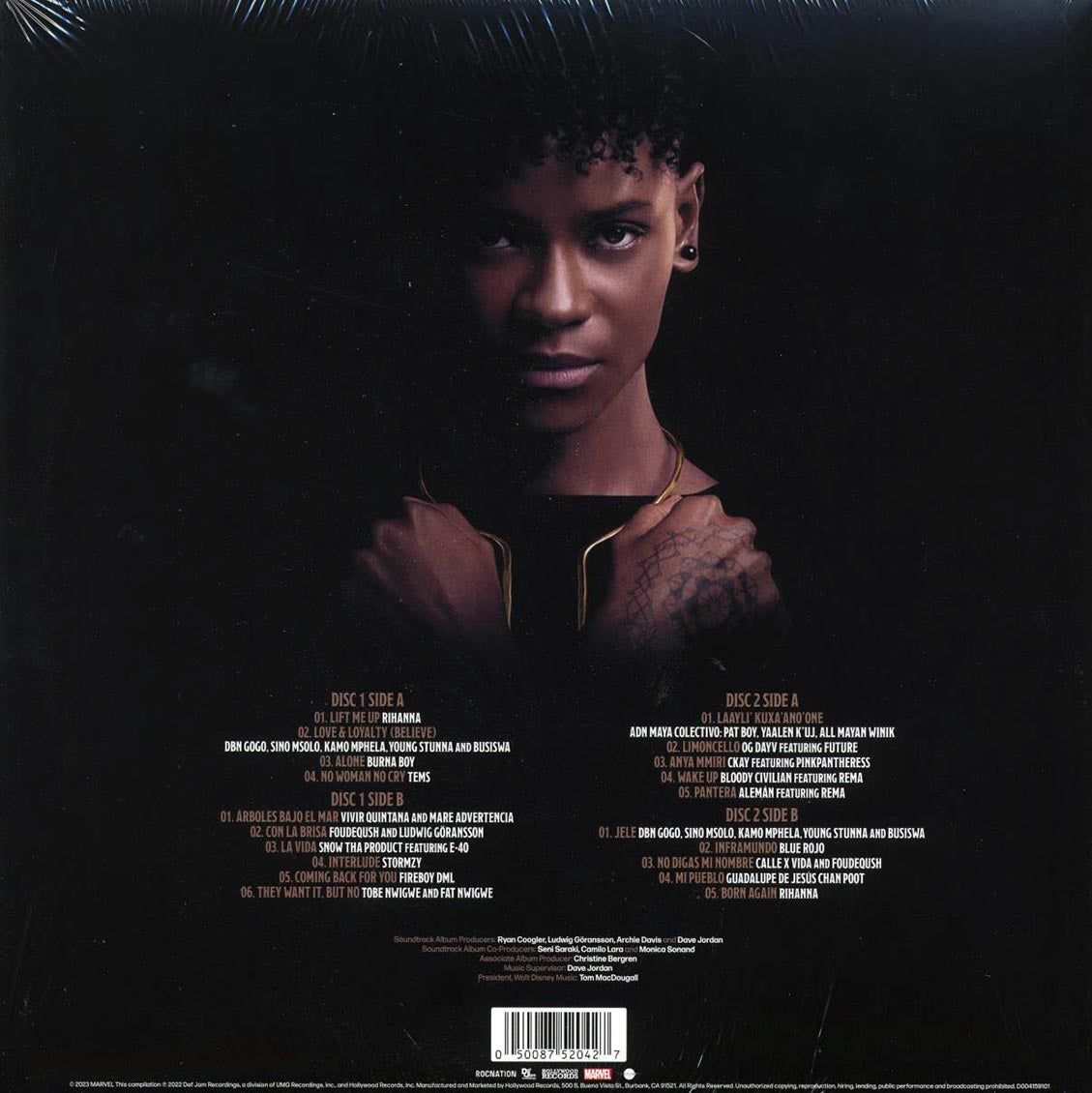 Rihanna, Burna Boy, Tems, Future, Etc. - Music From And Inspired By Black Panther: Wakanda Forever (ltd. ed.) (2xLP) (colored vinyl)