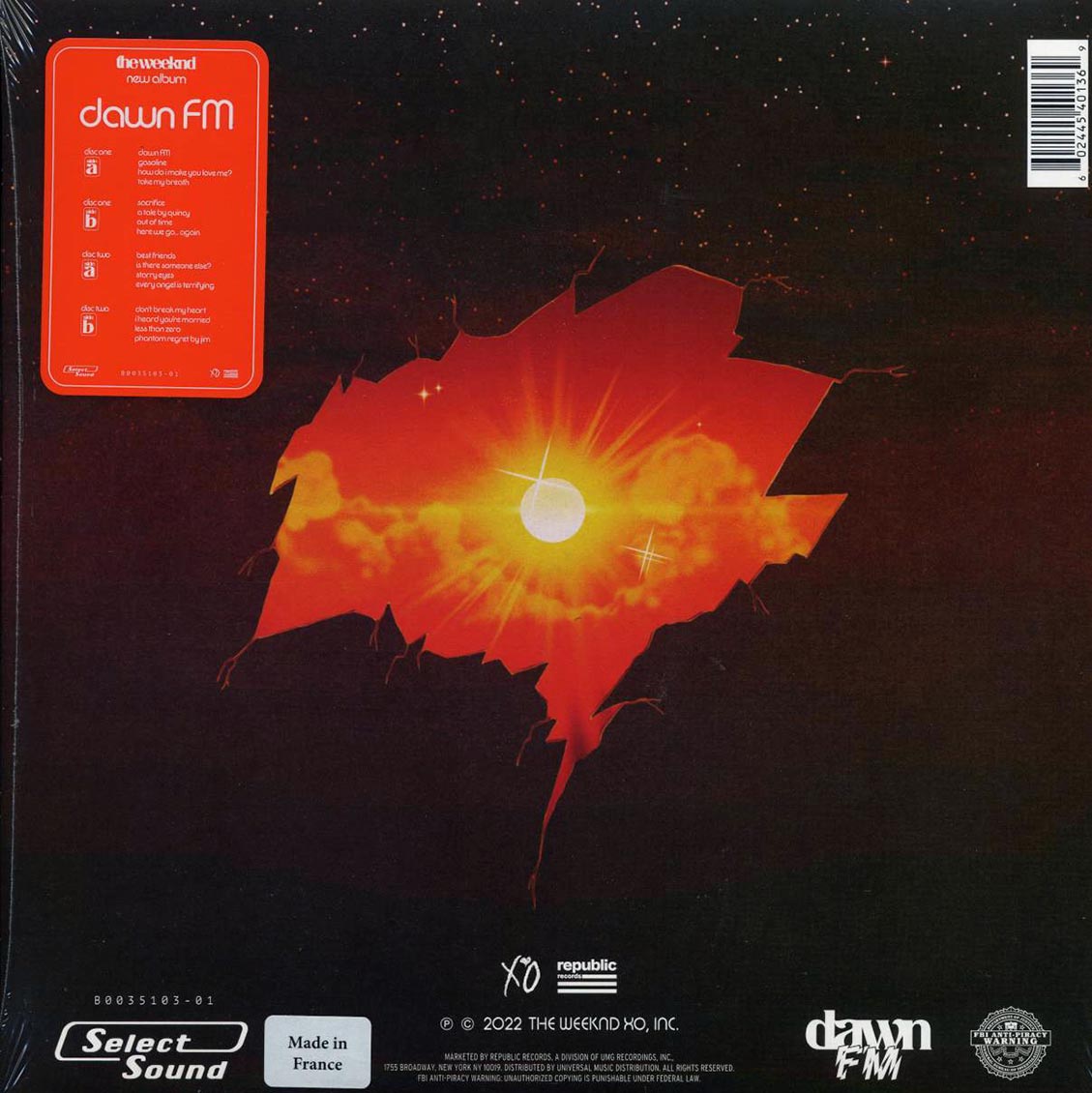 The Weeknd - Dawn FM (ltd. ed.) (2xLP) (silver vinyl)