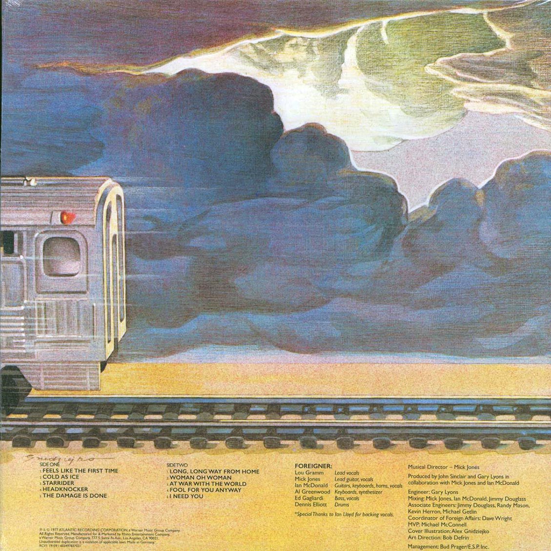 Foreigner - Foreigner (75th Anniv. Ed.) (ltd. ed.) (clear vinyl)