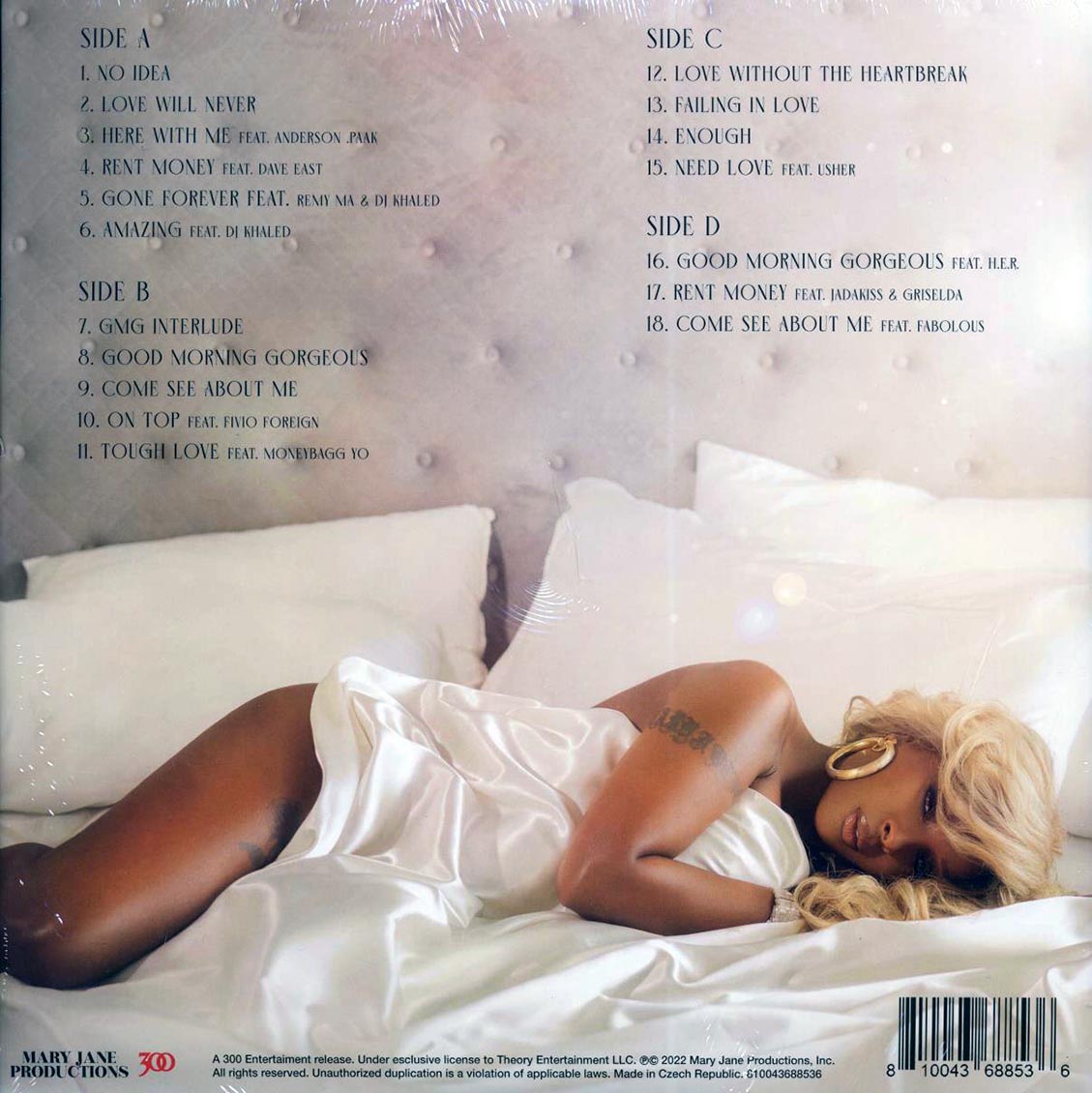 Mary J Blige - Good Morning Gorgeous (2xLP) (clear vinyl)