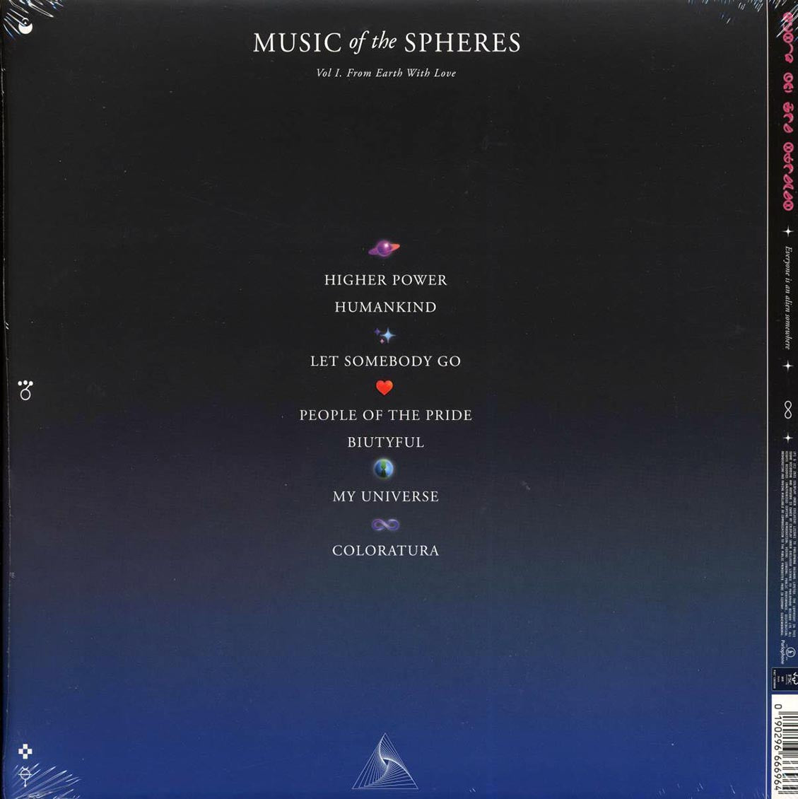 Coldplay - Music Of The Spheres (die-cut jacket)
