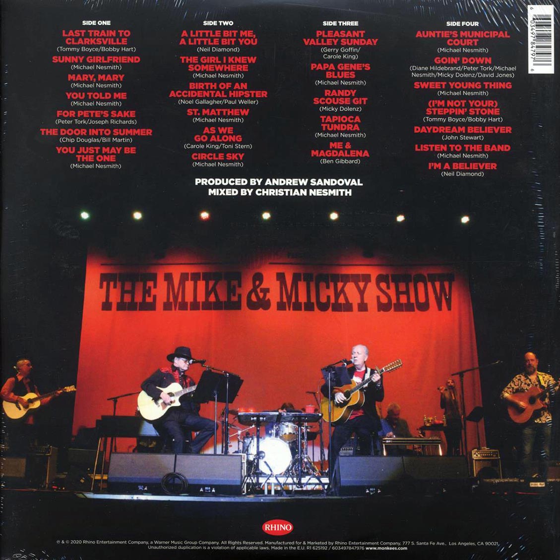 The Monkees - Live: The Mike & Micky Show (2xLP)