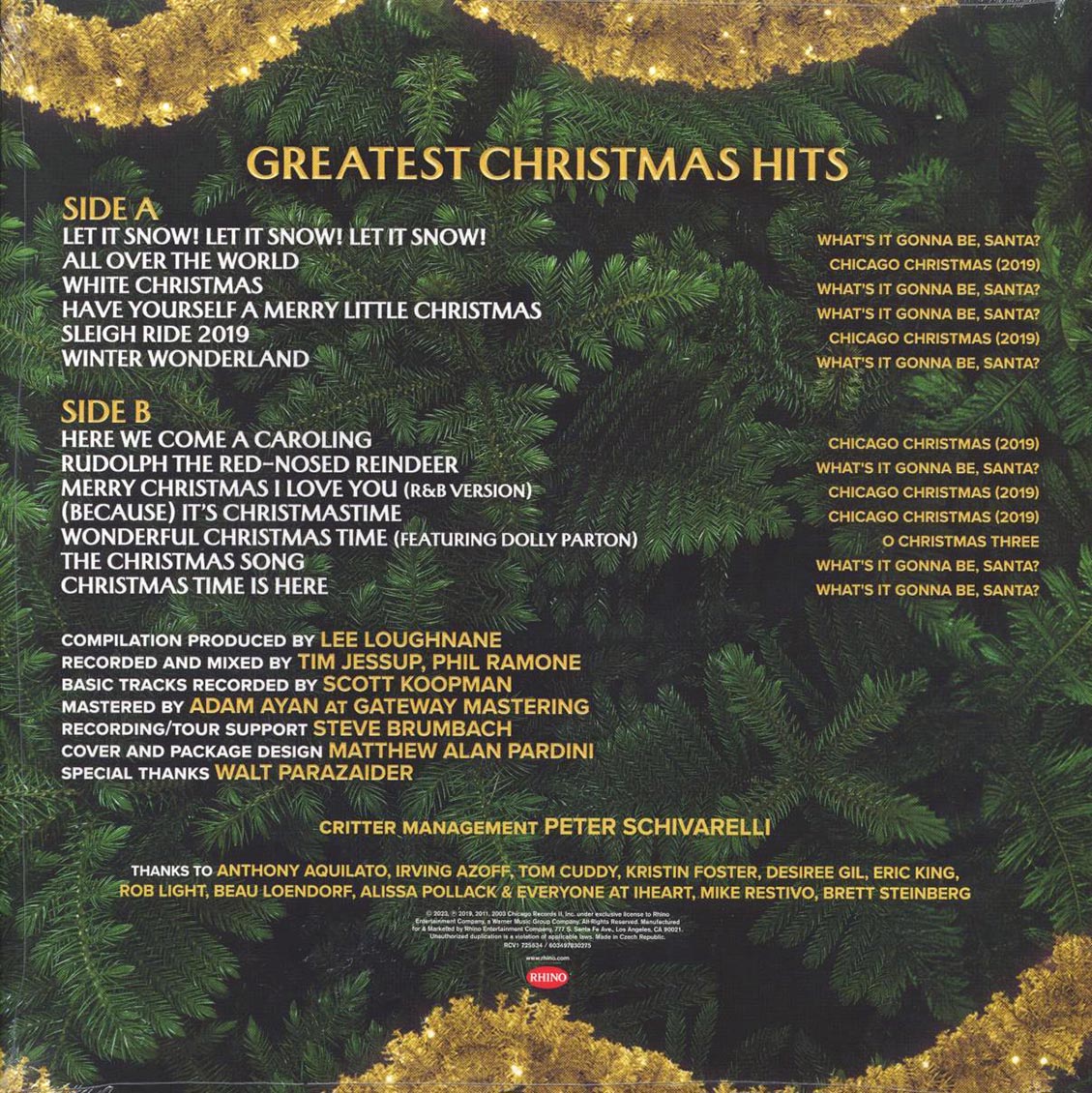 Chicago - Greatest Christmas Hits (ltd. ed.) (green vinyl)