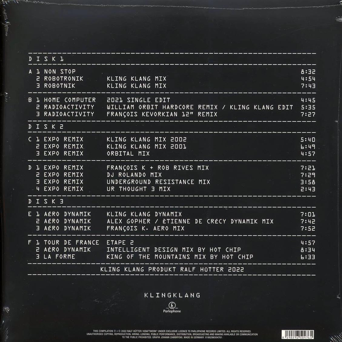 Kraftwerk - Remixes (3xLP) (180g)