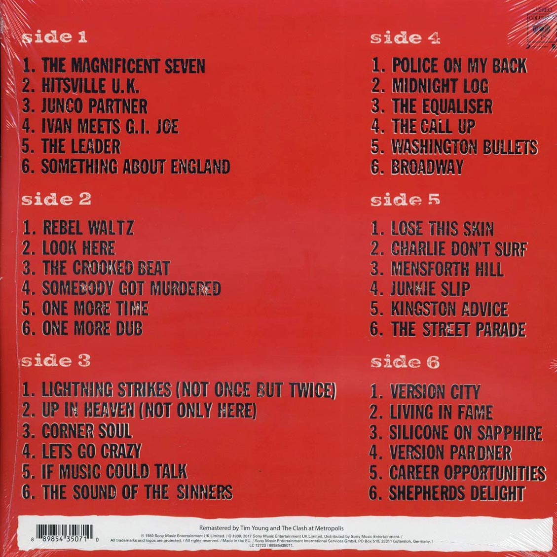 The Clash - Sandinista! (3xLP) (180g) (remastered)
