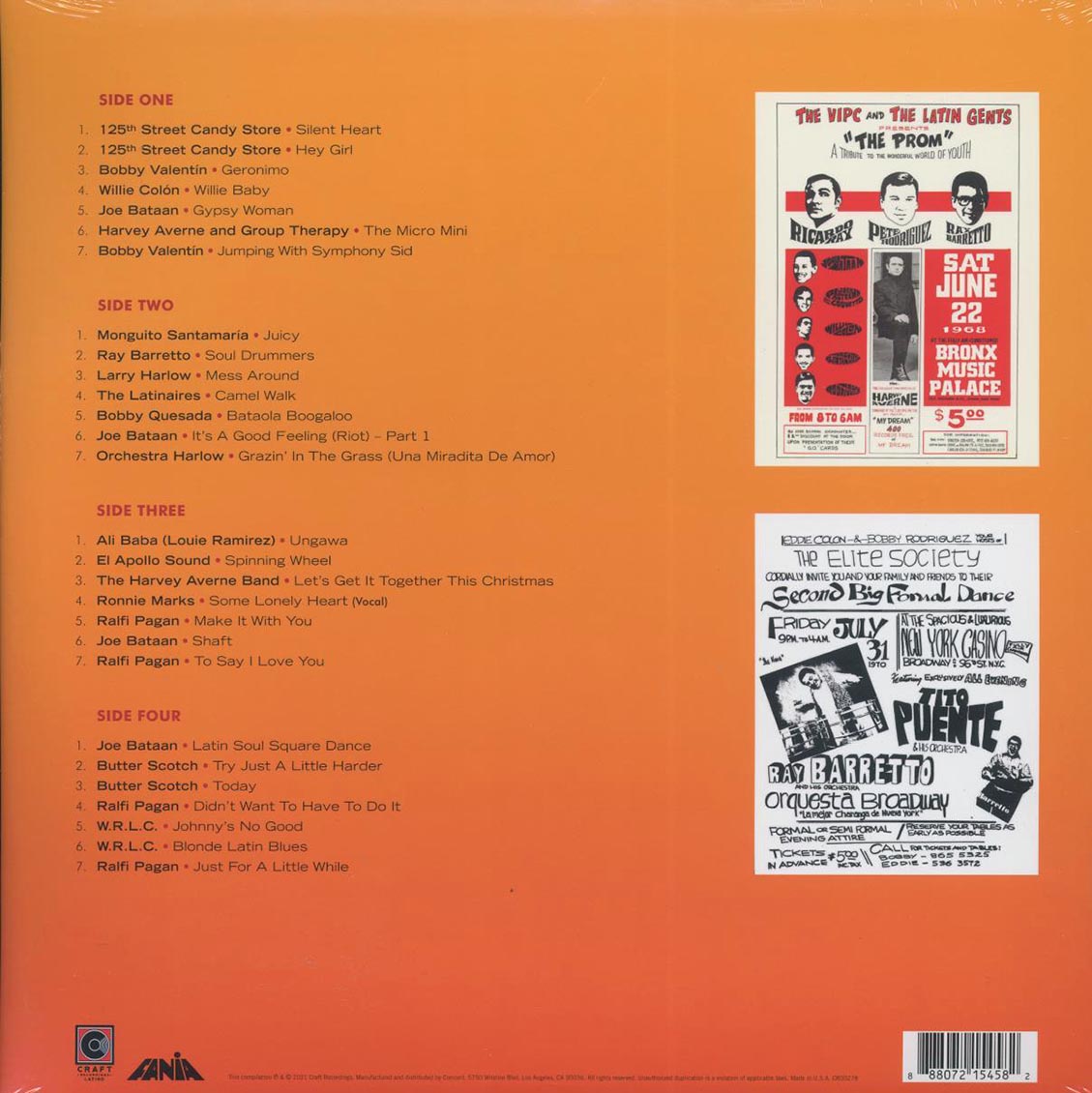 Ray Barretto, Joe Bataan, Bobby Valentin, Raffi Pagan, The Latinaires, Etc. - It's A Good, Good Feeling: The Latin Soul Of Fania Records The Singles (28 tracks) (2xLP)