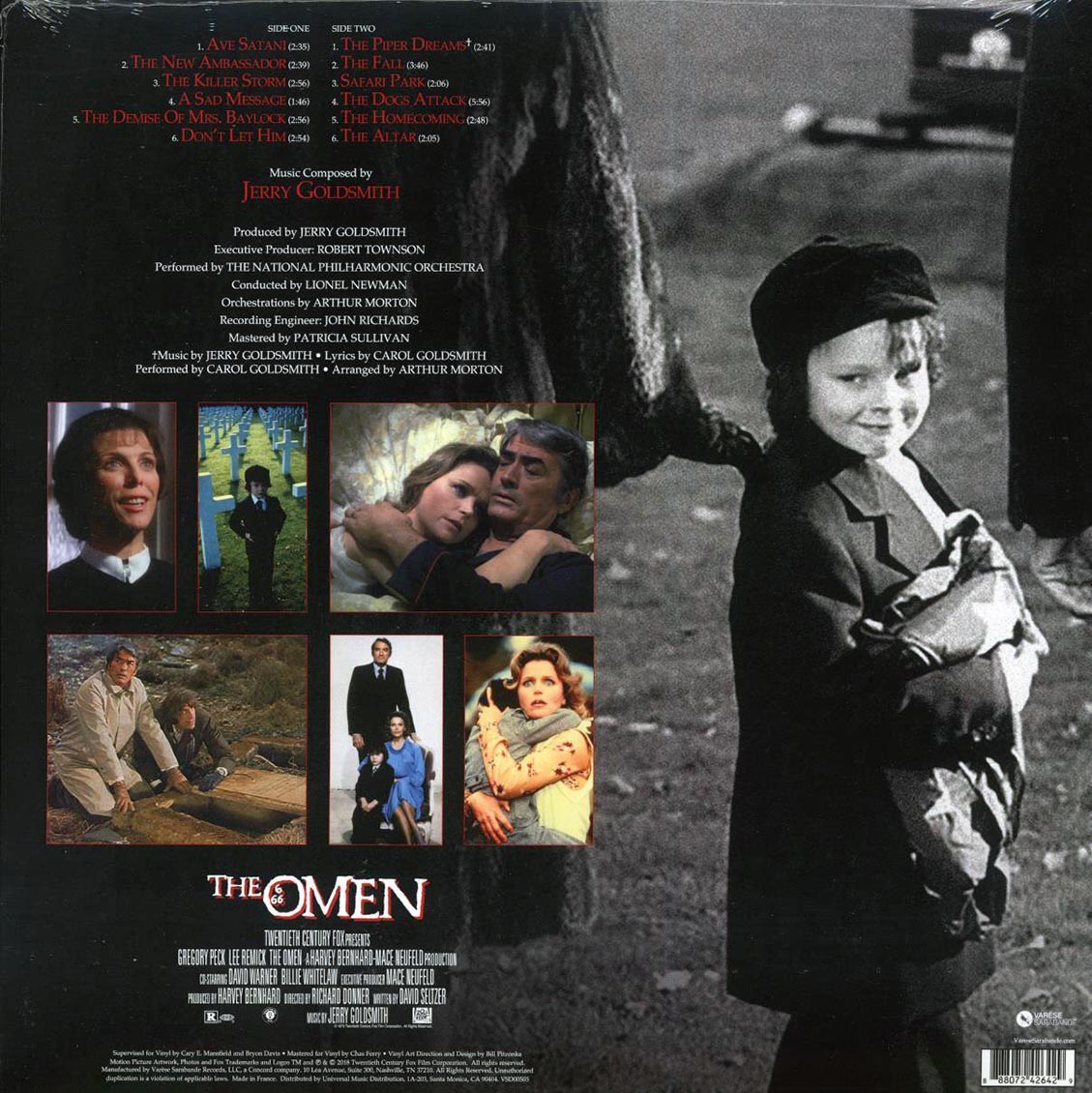 Jerry Goldsmith, Lionel Newman - The Omen: Original Motion Picture Soundtrack (splatter vinyl)