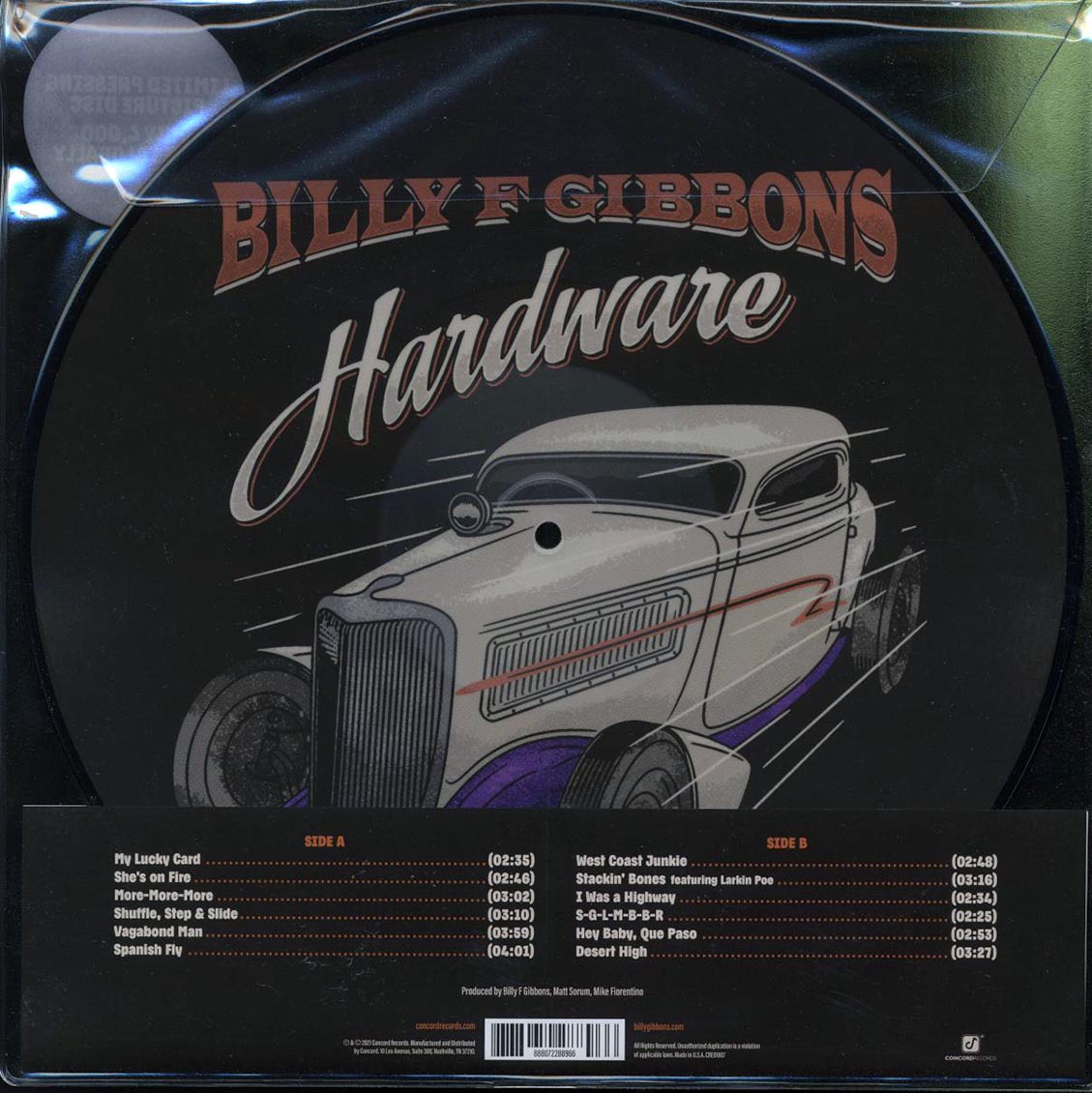 Billy F Gibbons - Hardware (ltd. ed.) (picture disc)
