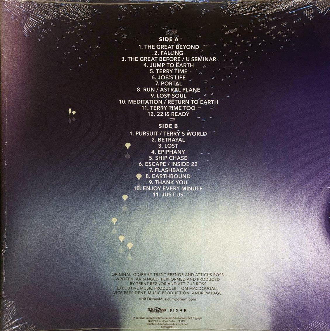 Trent Reznor, Atticus Ross - Soul: Disney Pixar Original Score (ltd. ed.) (clear vinyl)