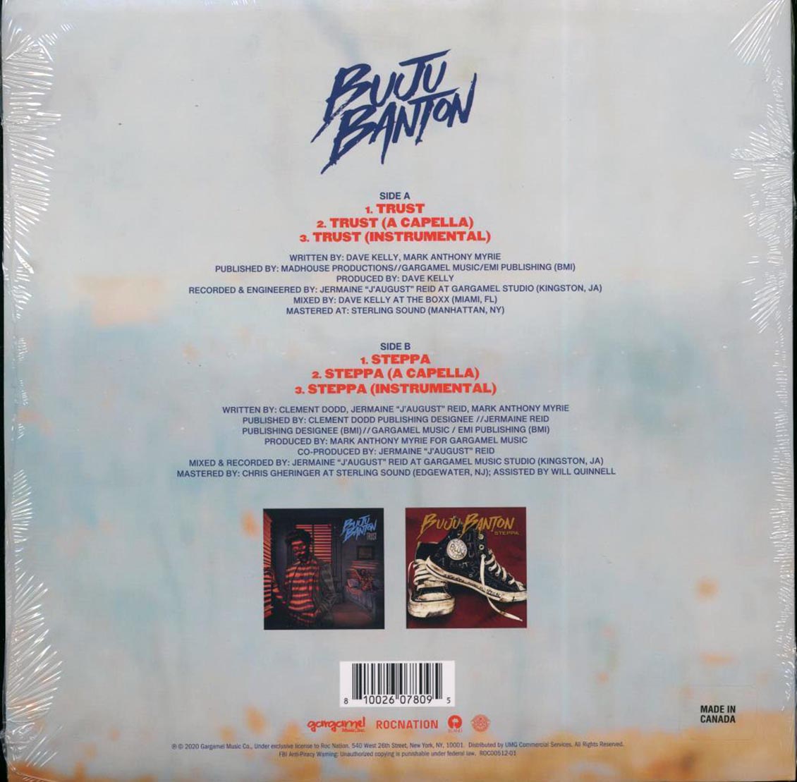 Buju Banton - Trust/Steppa (RSD 2020) (ltd. ed.) (colored vinyl)