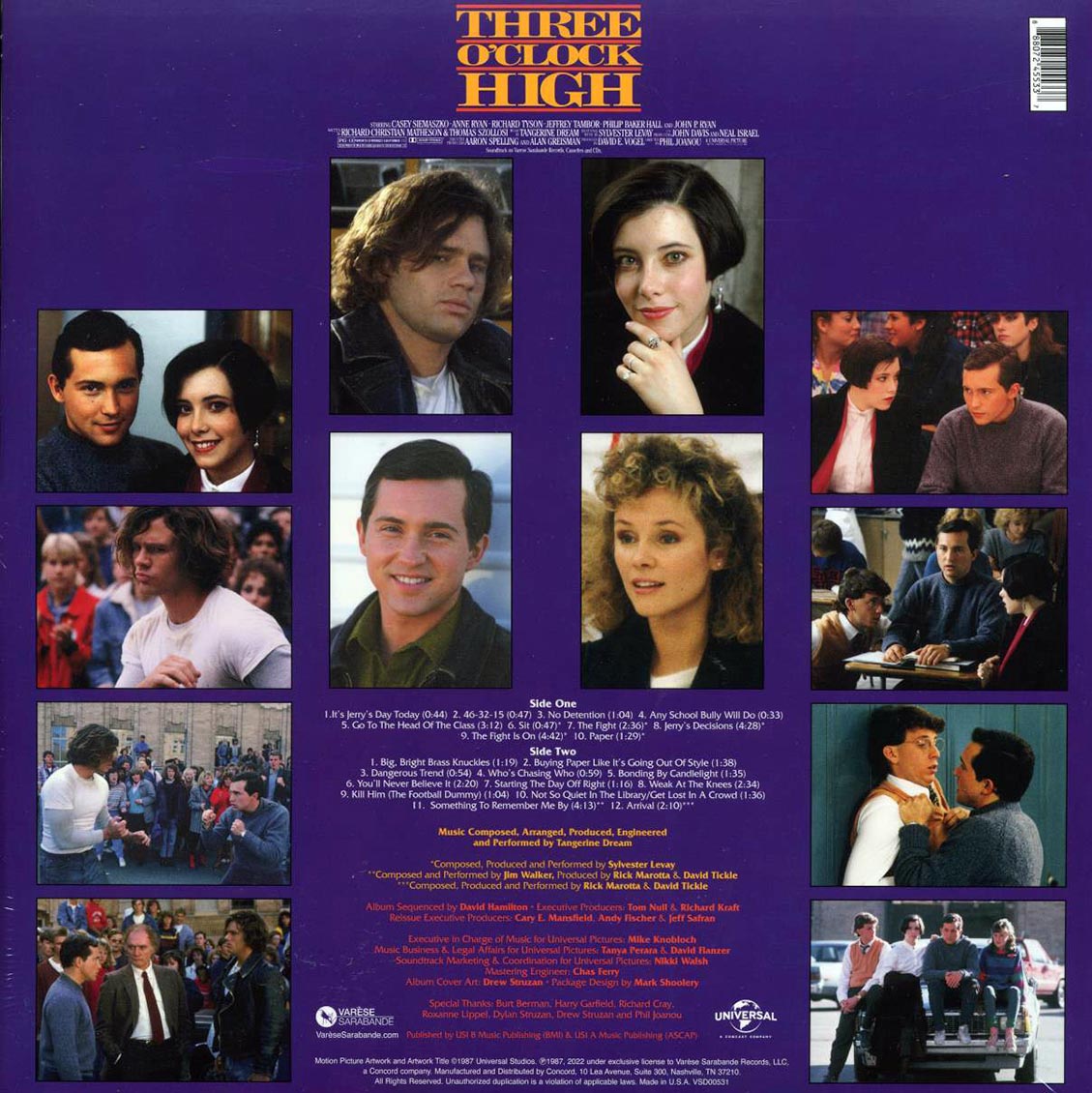 Tangerine Dream, Sylvester Levay - Three O'Clock High: Original Motion Picture Soundtrack (35th Anniv. Ed.) (remastered)
