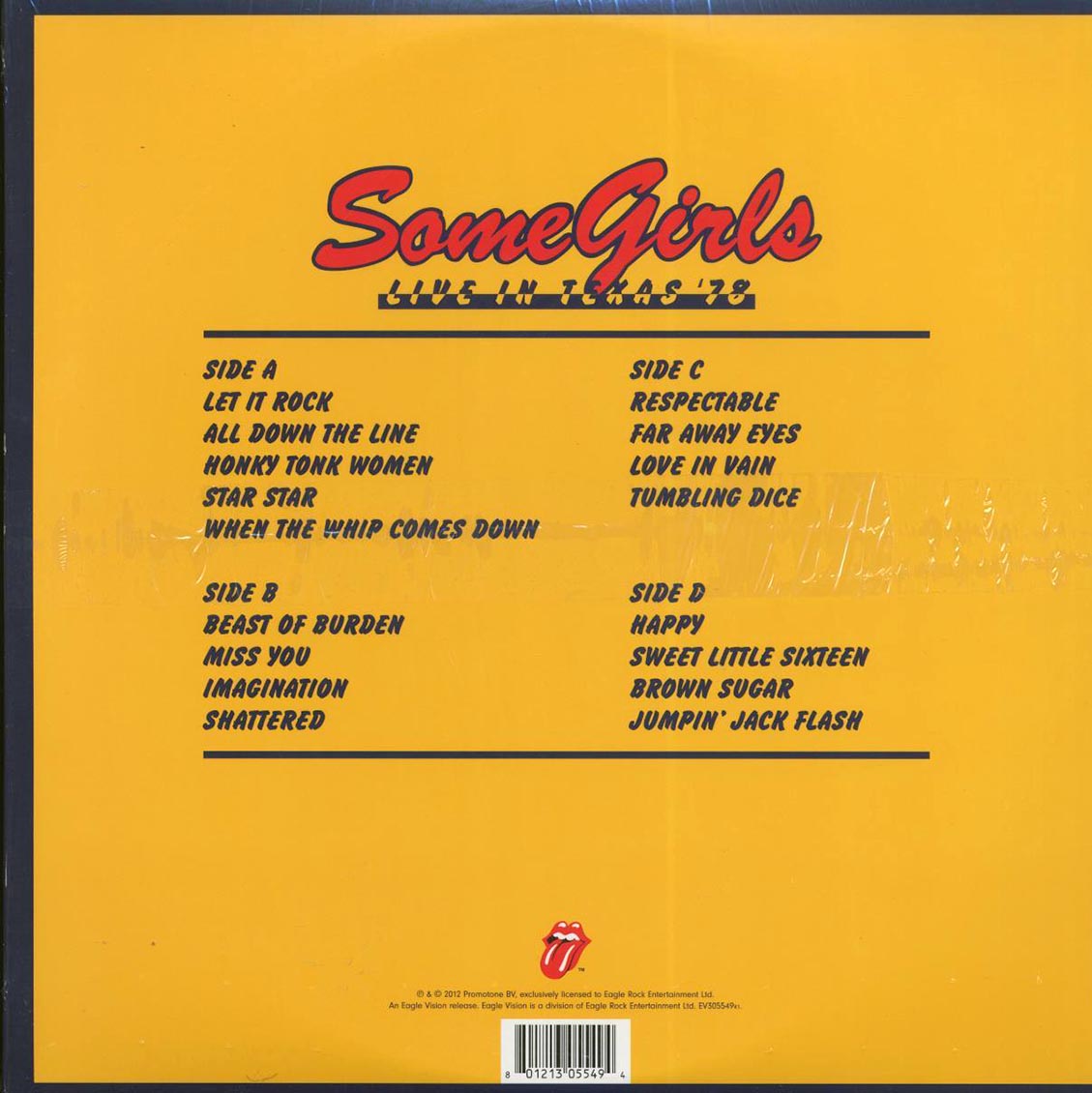 The Rolling Stones - Some Girls: Live In Texas '78 (2xLP) (incl. DVD)