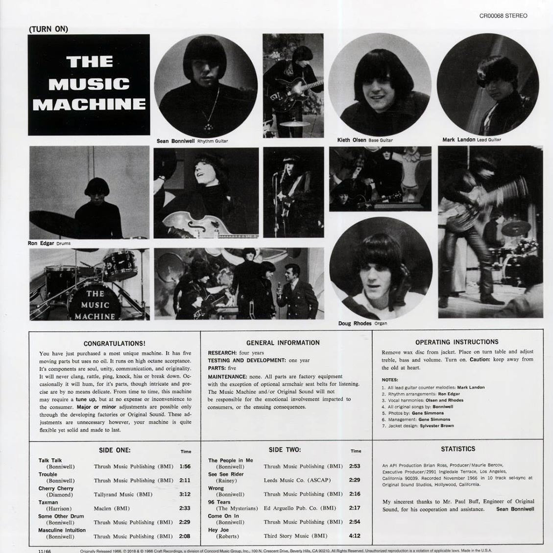 The Music Machine - Turn On The Music Machine (stereo) (180g)