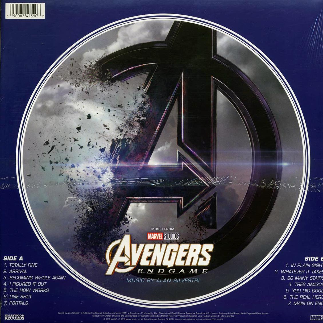 Alan Silverstri - Avengers: Endgame Original Motion Picture Soundtrack (die-cut jacket) (picture disc)