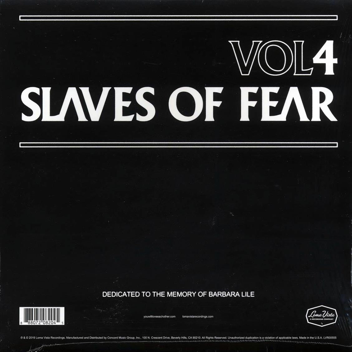 Health - Volume 4: Slaves Of Fear