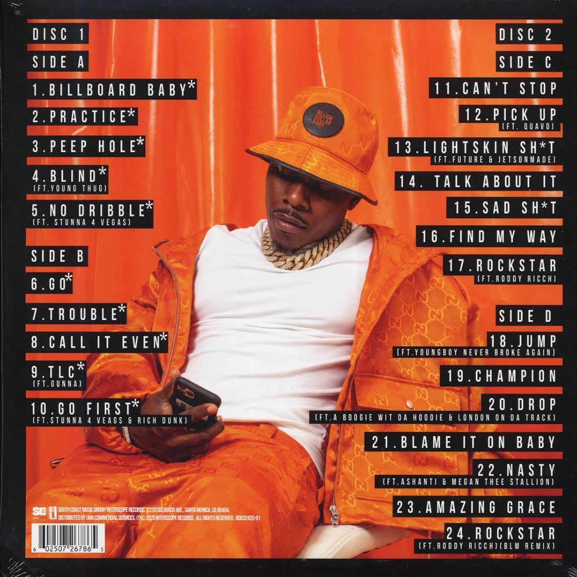 DaBaby - Blame It On Baby: Deluxe (2xLP) (deluxe edition)