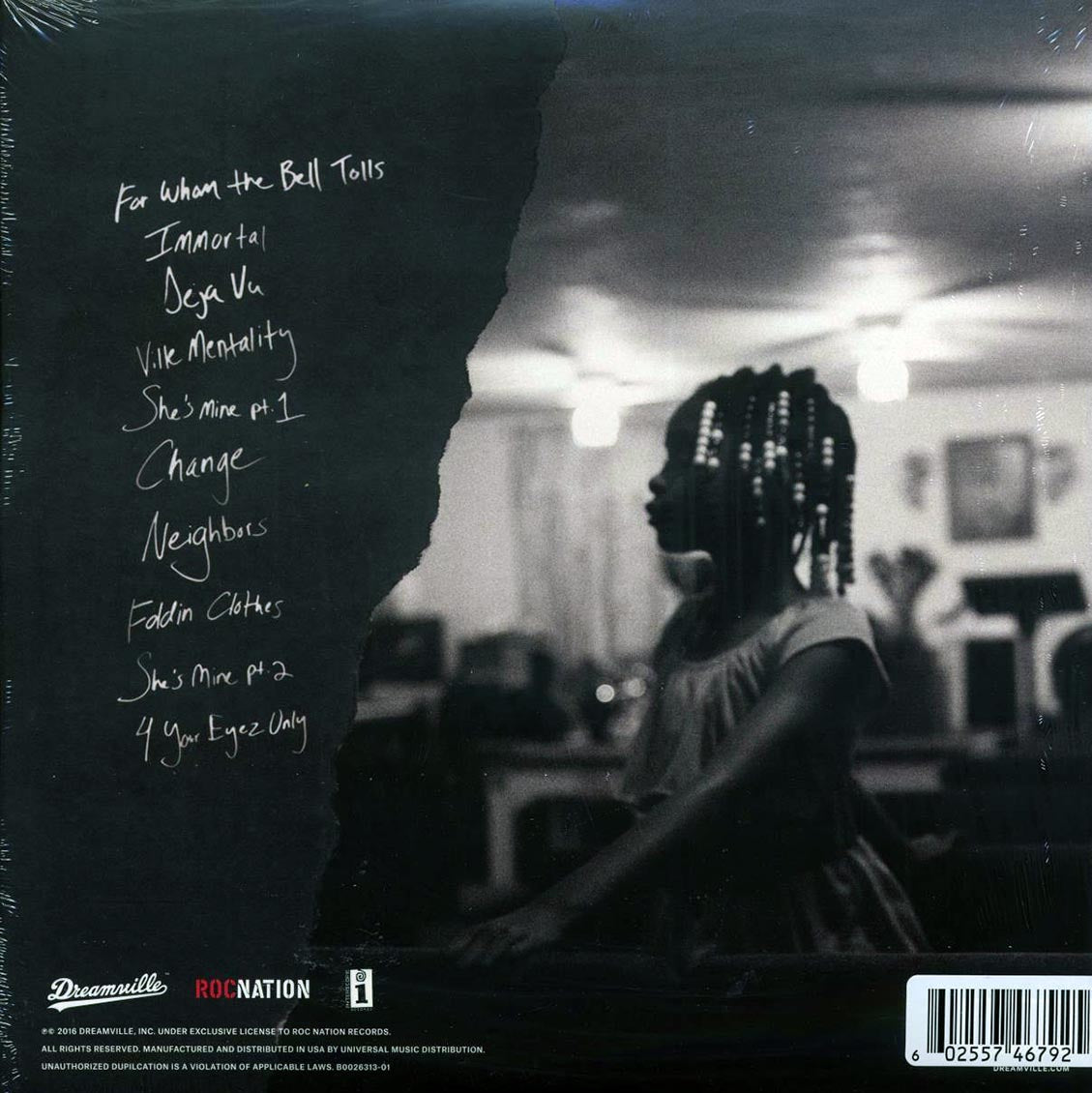 J Cole - 4 Your Eyez Only (ltd. ed.) (clear vinyl)