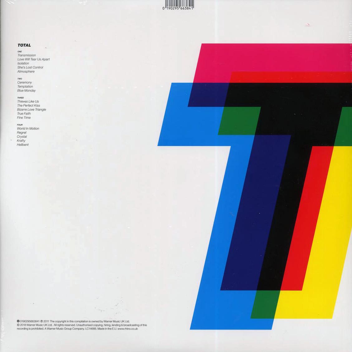 New Order, Joy Division - Total From Joy Division To New Order (2xLP)