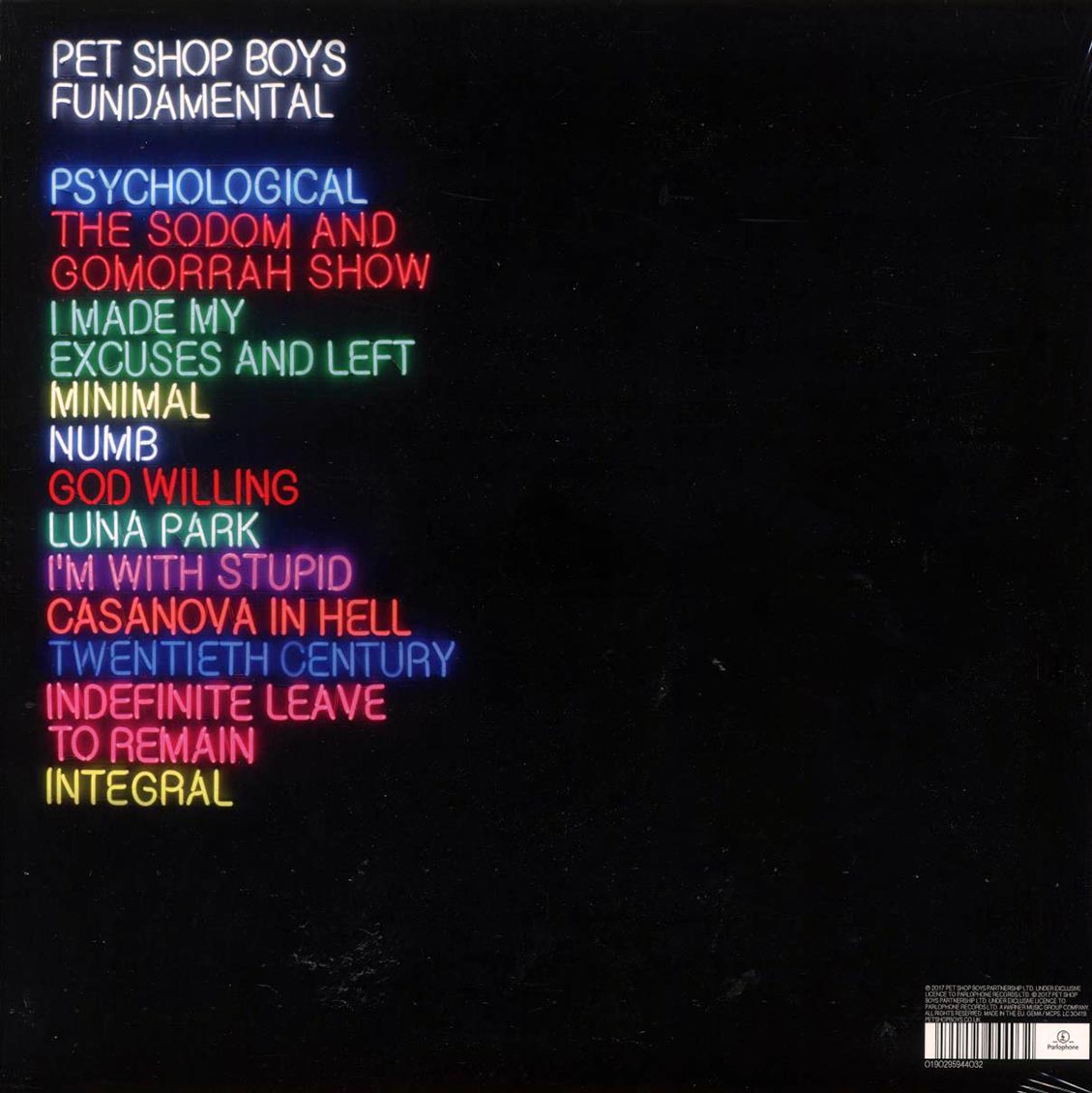 Pet Shop Boys - Fundamental (180g) (remastered)