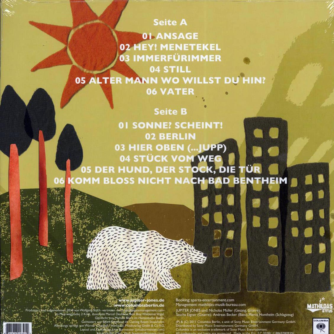 Jupiter Jones - Jupiter Jones (2011 FIRST PRESS)