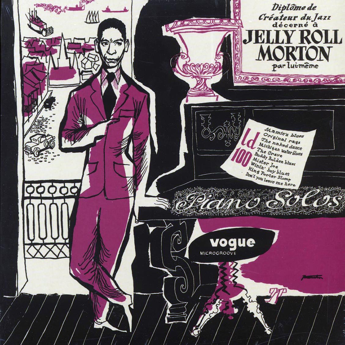 Jelly Roll Morton - Jelly Roll Morton's New Orleans Memories (pink vinyl)