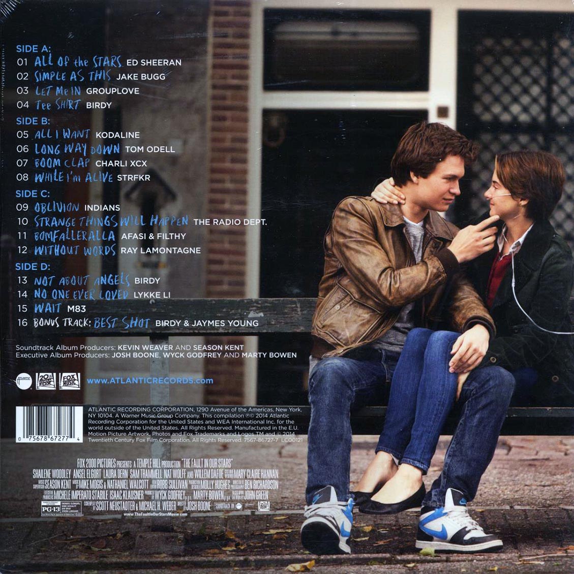 Ed Sheeran, Jake Bugg, Grouplove, Birdy, Etc. - The Fault In Our Stars: Music From The Motion Picture (2xLP)