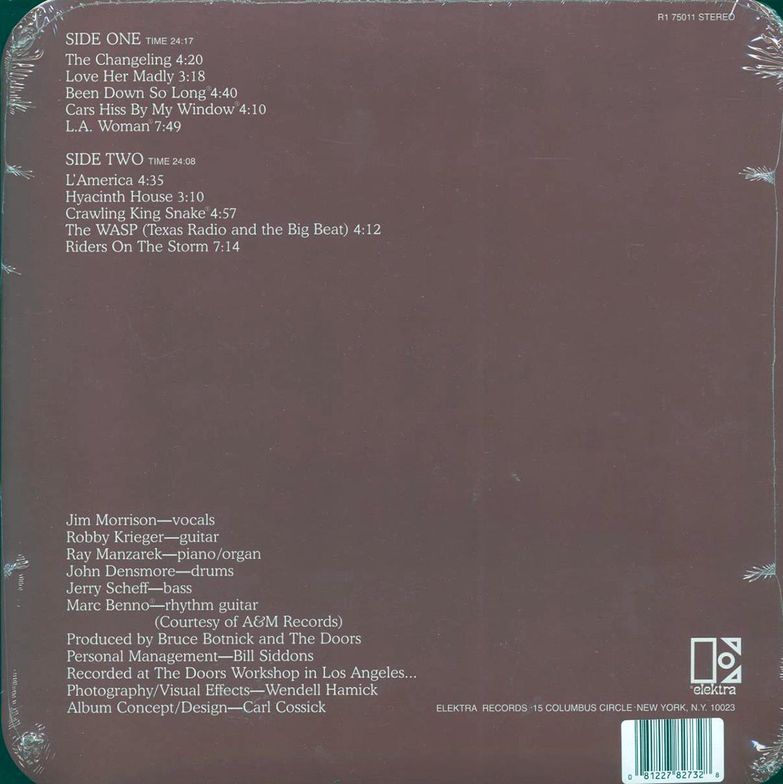 The Doors - LA Woman (Die-Cut Window Jacket) (die-cut jacket) (ltd. ed.) (yellow vinyl) (radius corners)