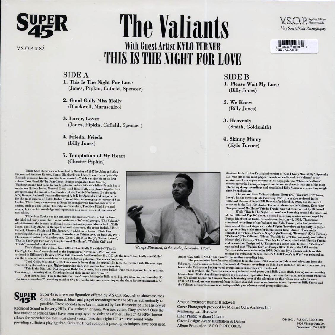 The Valiants - This Is The Night For Love