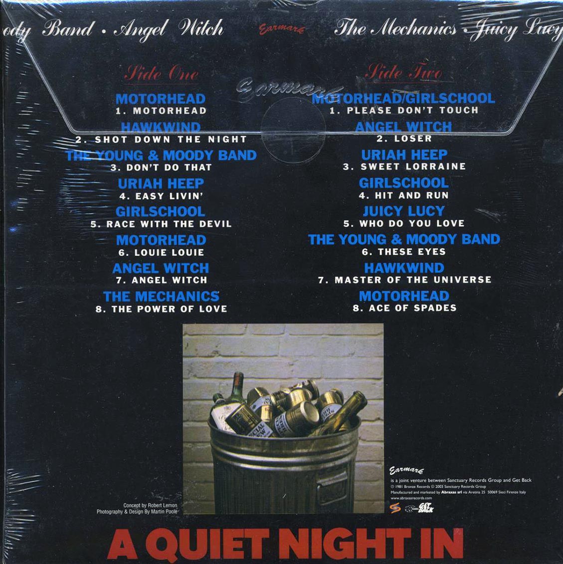 Motorhead, Uriah Heep, Hawkwind, Girlschool, Etc. - A Quiet Night In (180g)