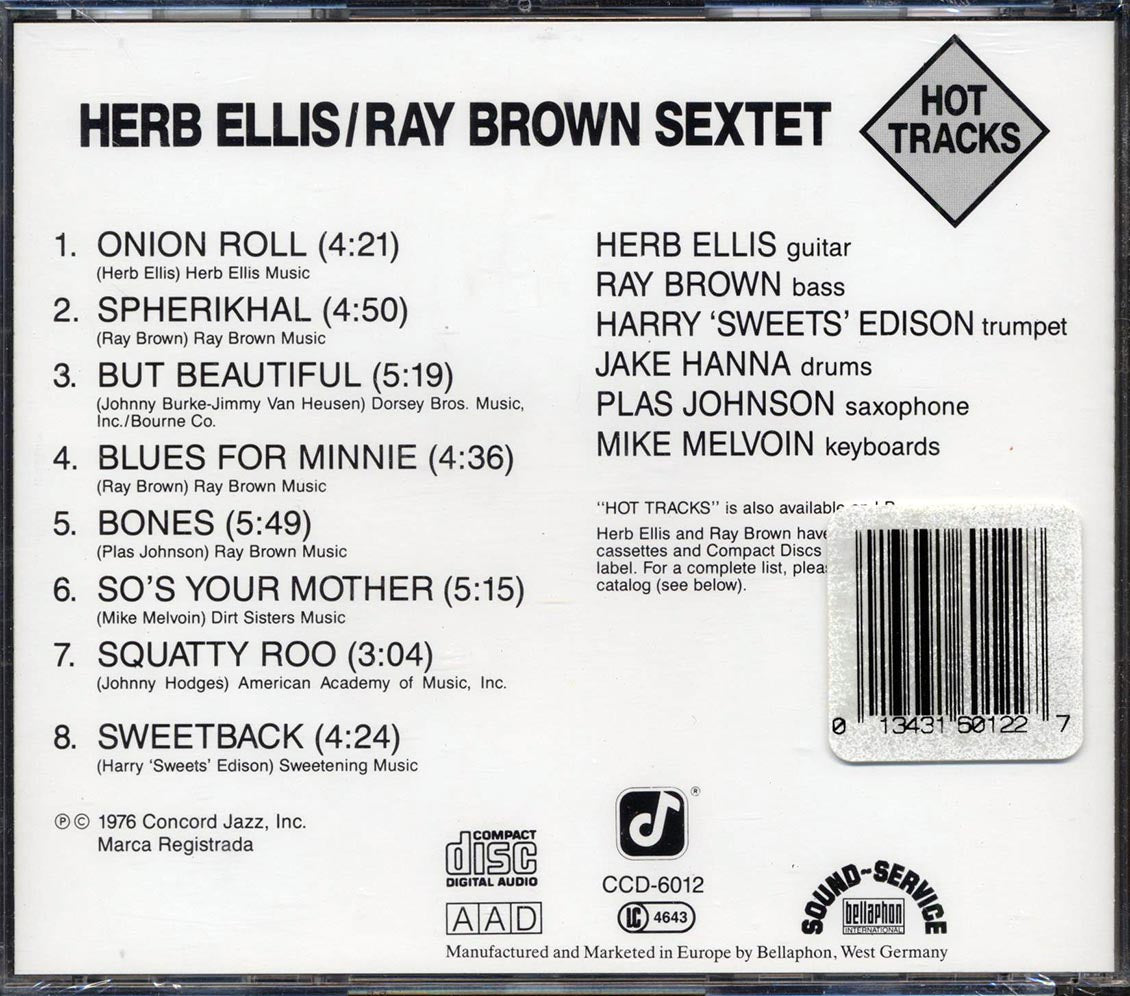 Herb Ellis, Ray Broan Sextet - Hot Tracks