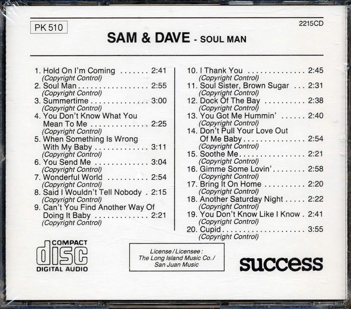 Sam & Dave - Soul Man (20 tracks)