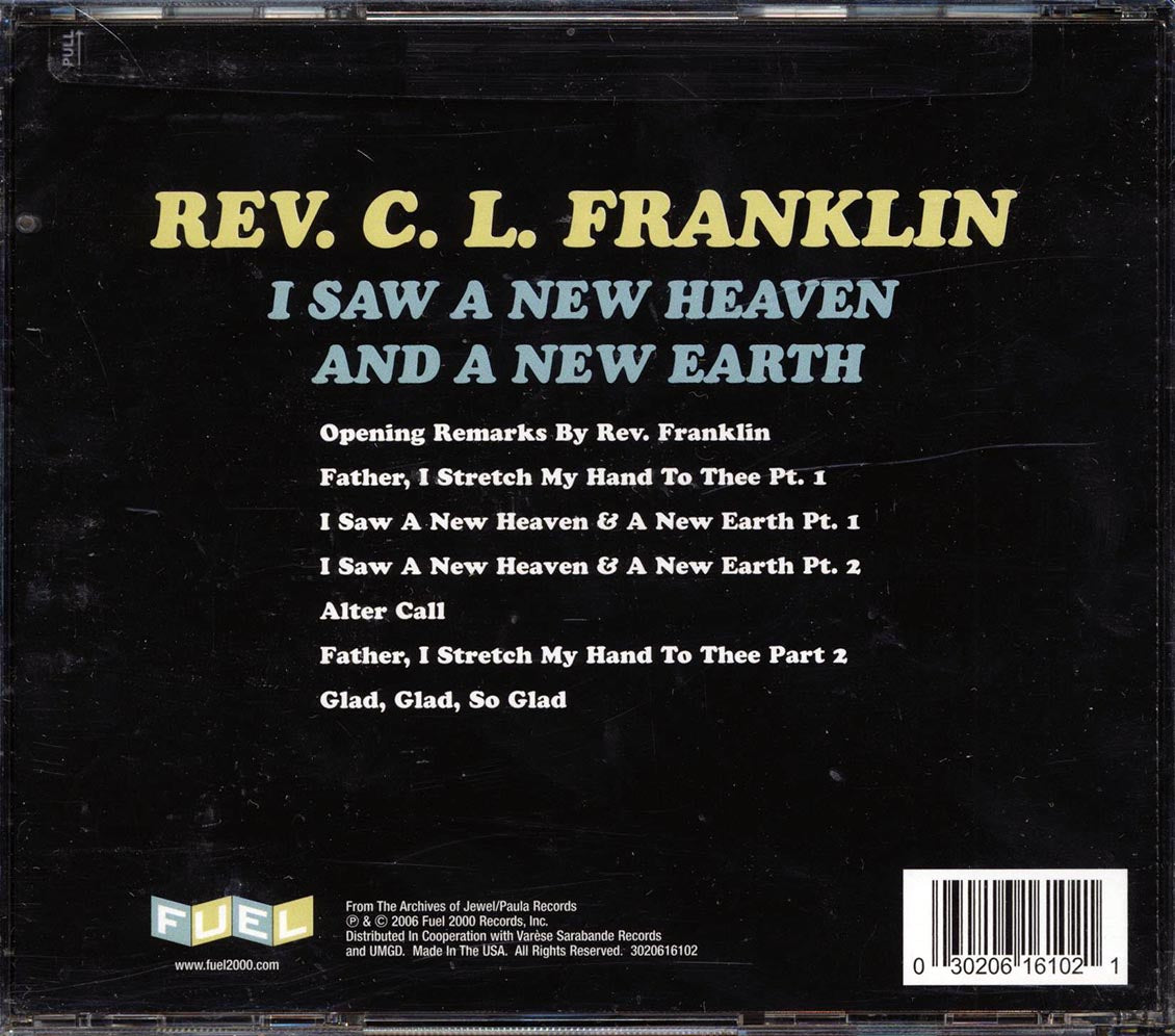 Rev. CJ Franklin - I Saw A New Heaven And A New Earth
