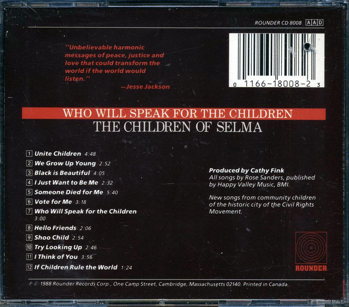 The Children Of Selma - Who Will Speak For The Children